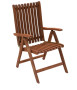Regulowane krzesło ogrodowe LYON